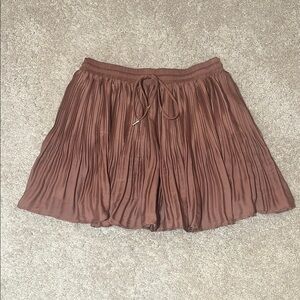 Lizard Thicket Mauve Pleated Mini Skirt
